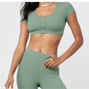 ALO Yoga Blissful Henley Bra